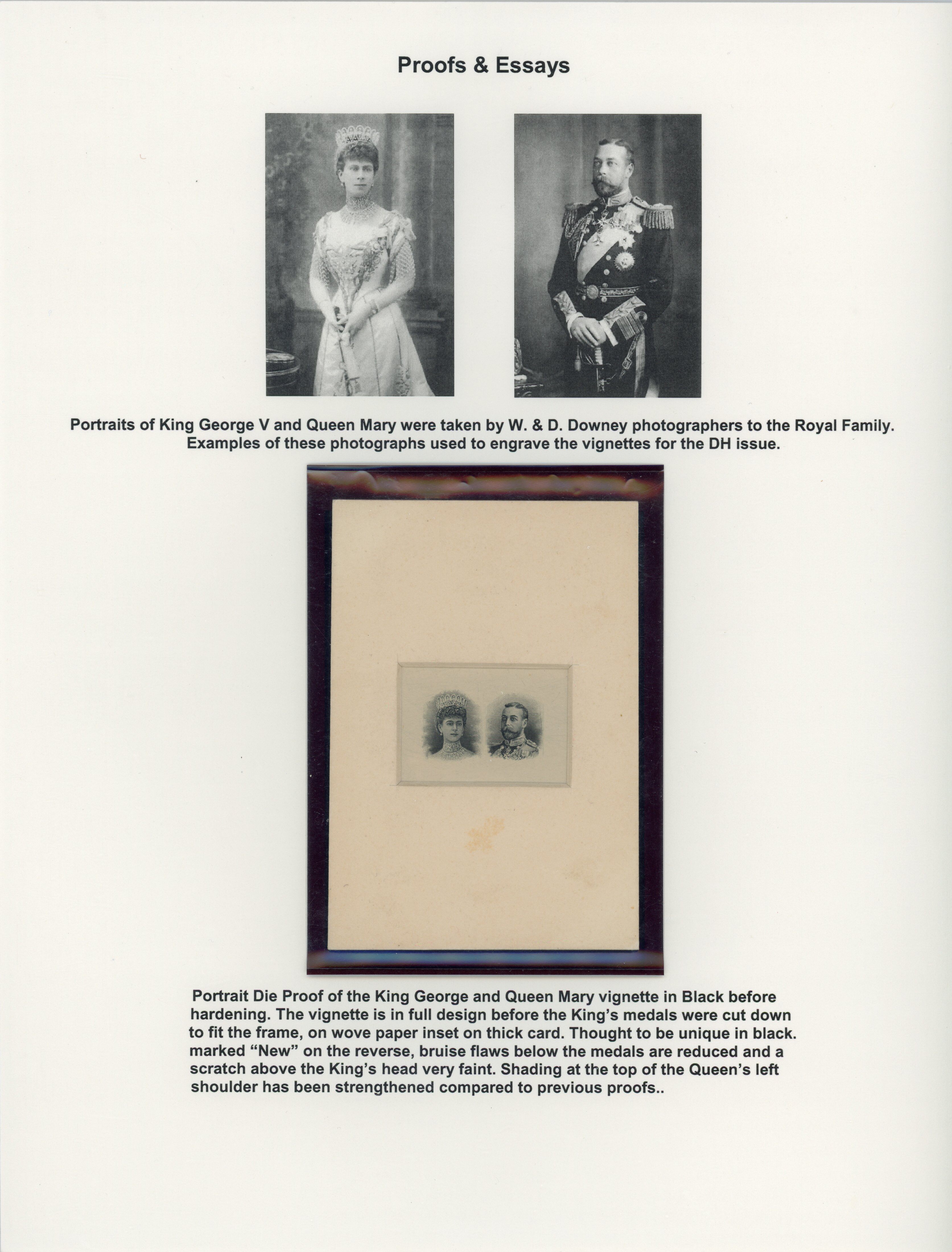 Lot 1 - Rhodesia 1910-13 vignette die proof